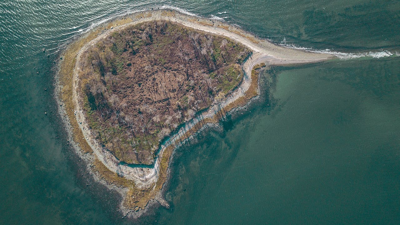 Charles Island, Milford CT Drone Footage