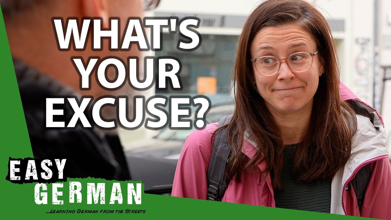 Finding Excuses in German | Easy German 395