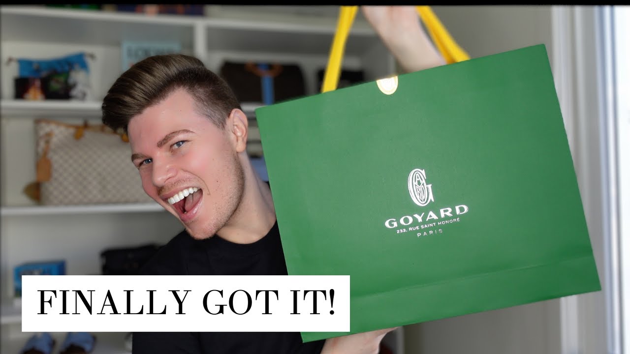 💙 РАСПАКОВКА СУМКИ GOYARD - ЛУЧШАЯ МУЖСКАЯ СУМКА GOYARD 💙