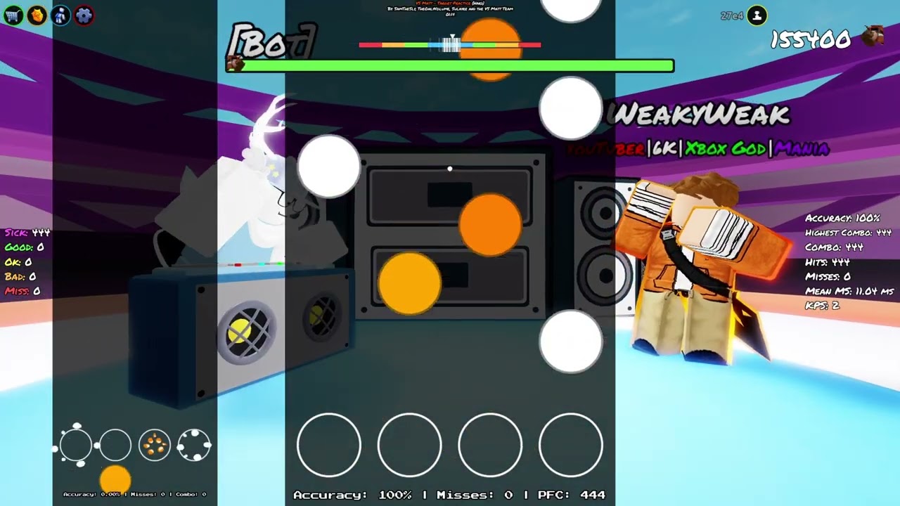 Target Practice V2 PFC on XBOX (REDONE) | ROBLOX Funky Friday 
