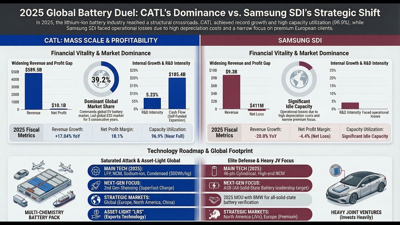 CATL vs Samsung SDI: The 2025 Battery War Deep Dive | Who Wins the Solid-State Race?