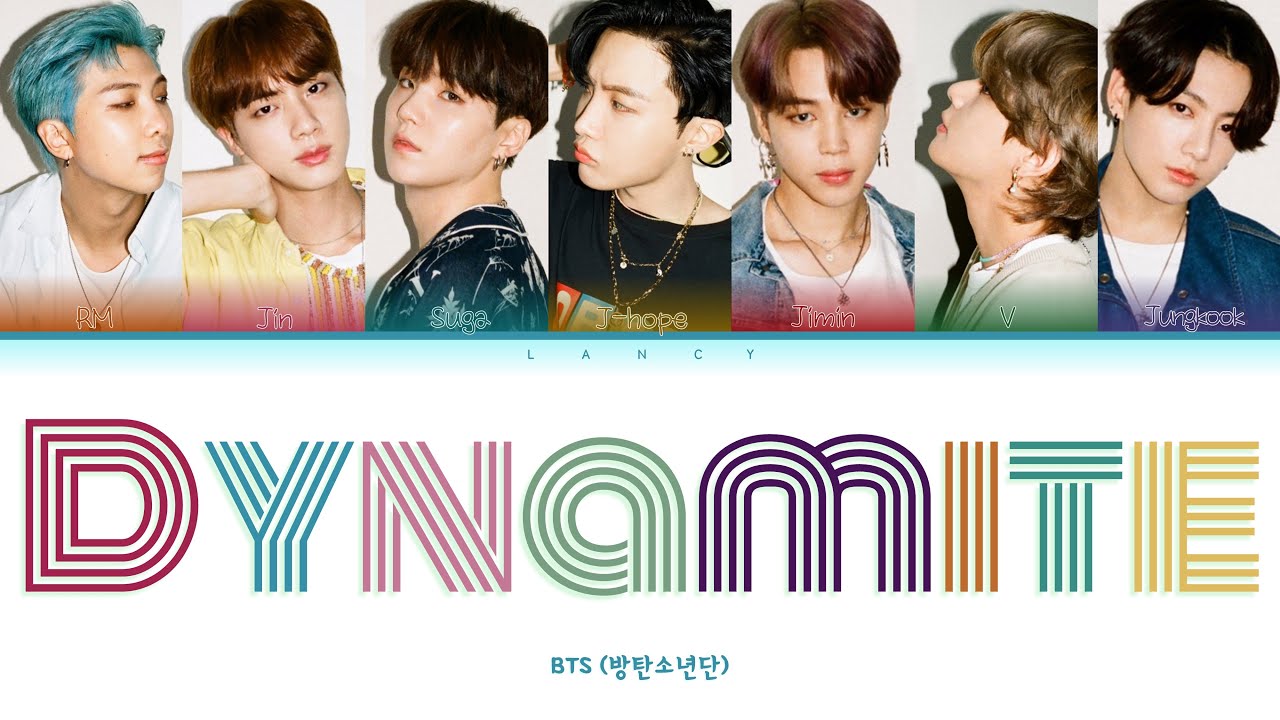 BTS 방탄소년단 'Dynamite' [Color coded lyrics/Eng/Han]