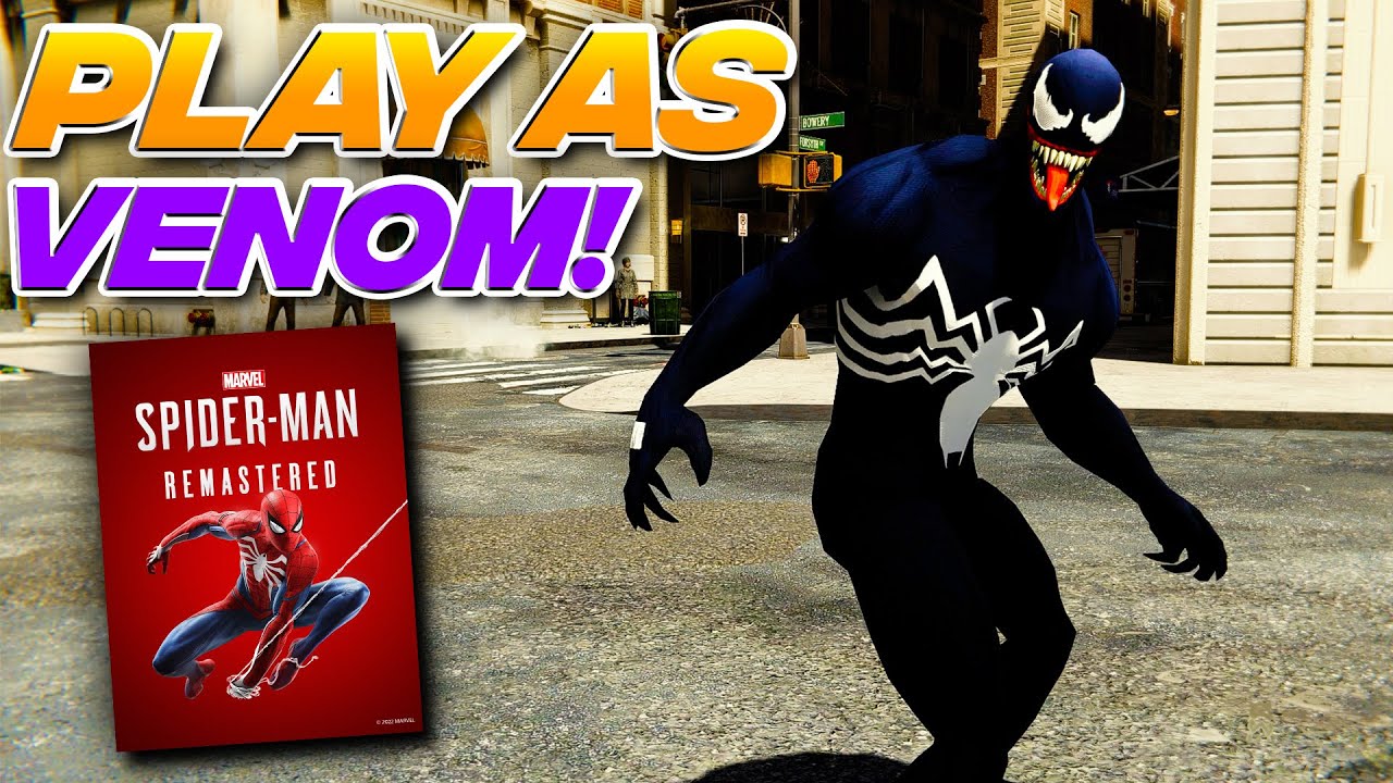 Marvel's Spider-Man PC Venom Mod MOD!! Free Roam Gameplay