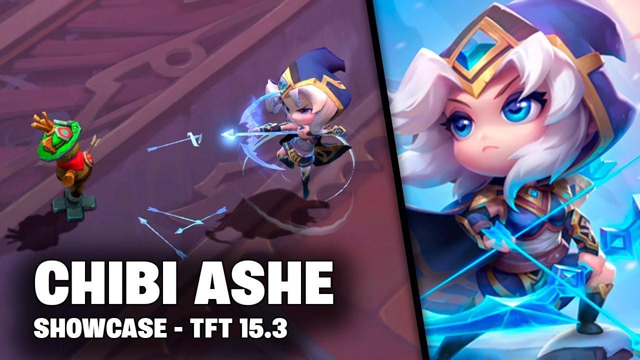 CHIBI ASHE - BOOM, EMOTES | TFT 15.3