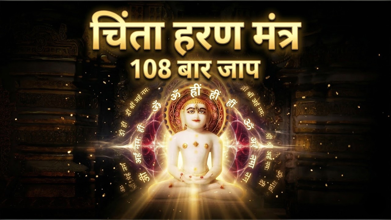 चिंता, डर और तनाव दूर करने का दिव्य मंत्र | 108 बार जाप | शक्तिशाली नेमिनाथ चिंता हरण मंत्र