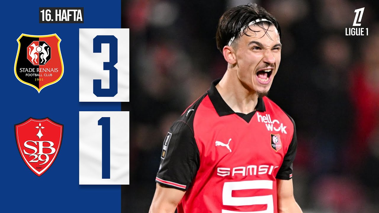 Rennes (3-1) Brest | 16. Hafta MA&Ccedil; &Ouml;ZETİ | Ligue 1 McDonald's - 2025/26
