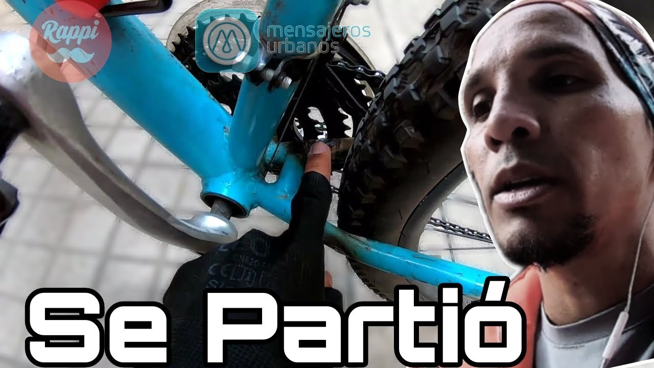 ⚠️ Se PARTIÓ mi Bicicleta ‼️ Trabajando RAPPI y MENSAJEROS URBANOS  😲