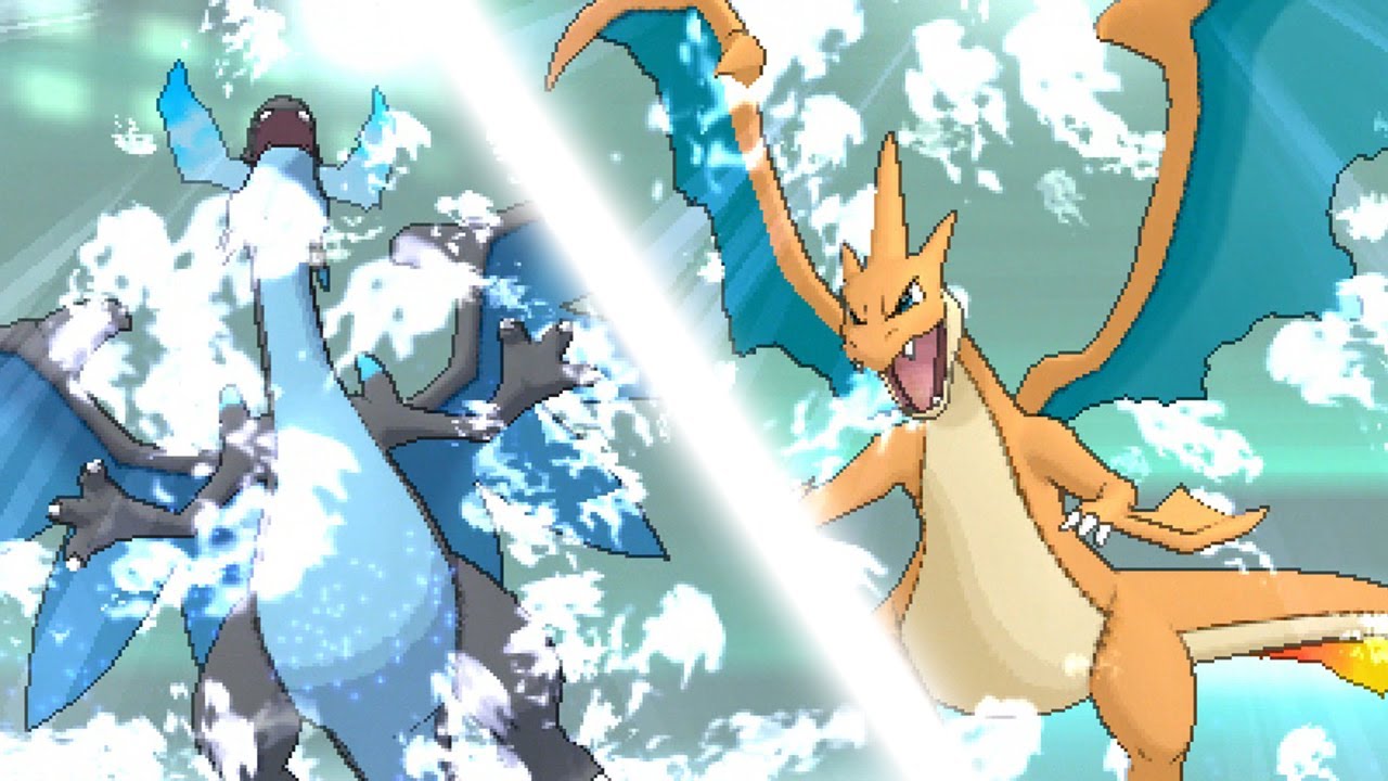БЫСТРЫЙ ПЕРЕКУС: Мега Чаризард X против Мега Чаризарда Y (Pok&eacute;mon X и Y, Wi-Fi битва) Рейтинговые...