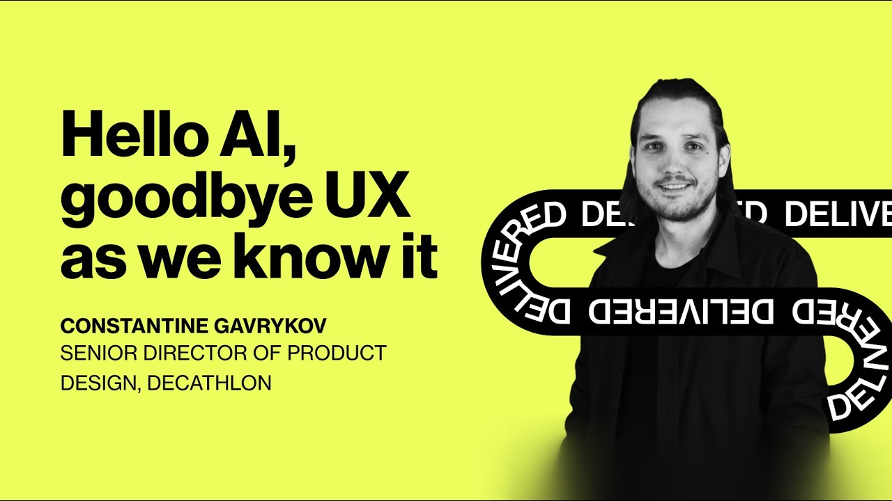 Hello AI, goodbye UX as we know it | Delivered by Infinum