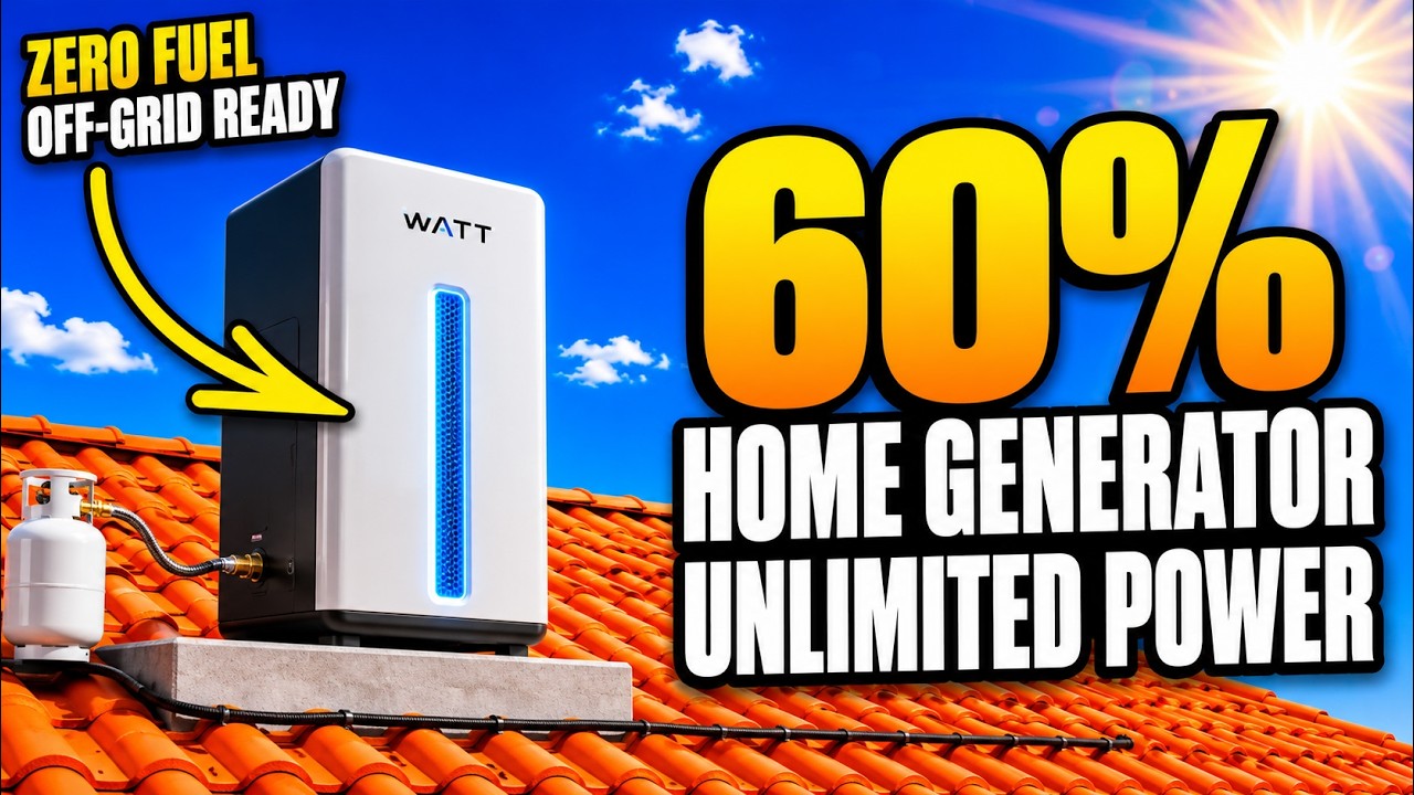 This WATT Fuel Cell Runs Your Home Silently on Propane &mdash; No Generator NEEDED!!