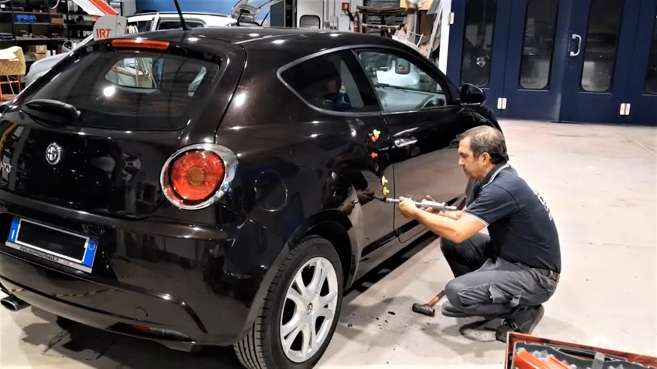 Come limitare un danno di carrozzeria con la colla a caldo