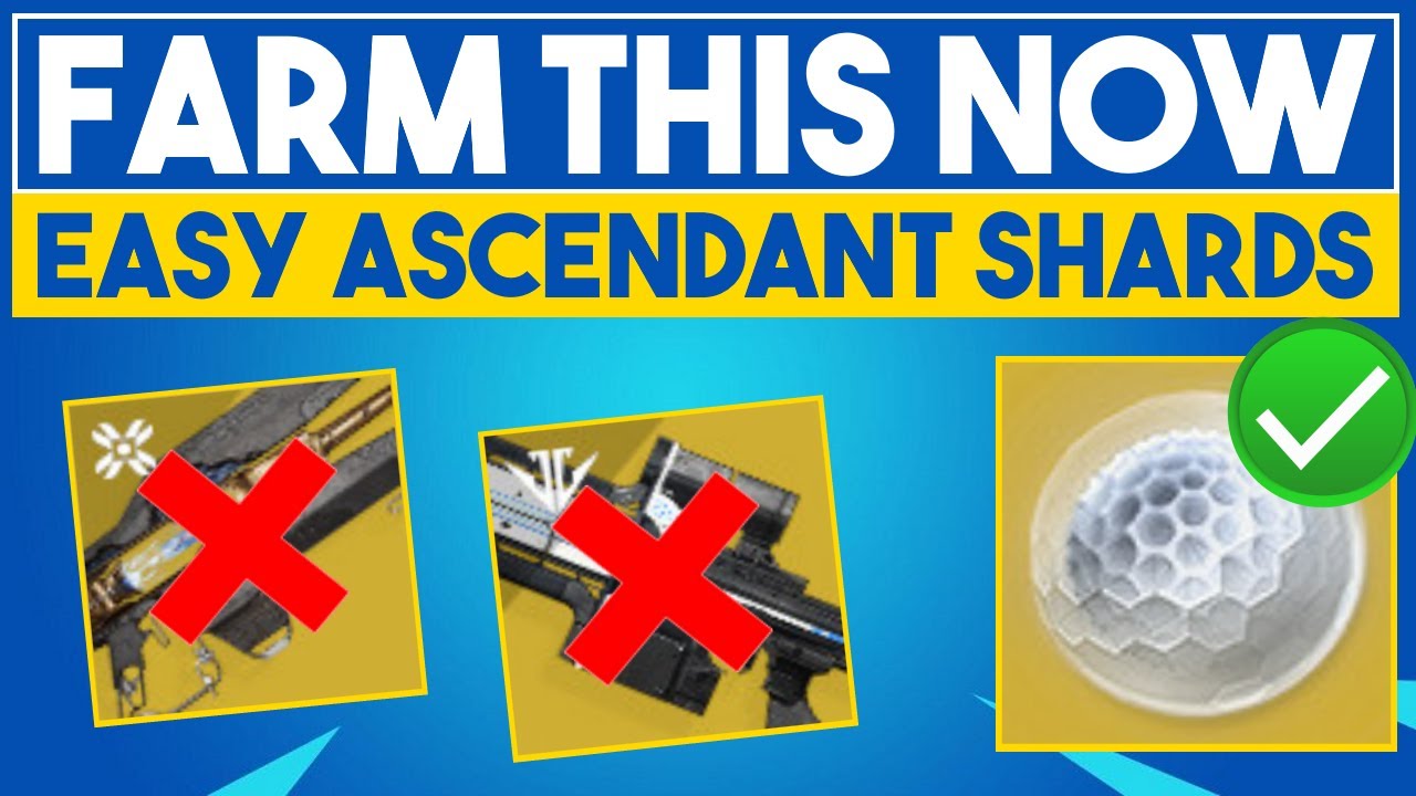 Destiny 2 - PRISM / ASCENDANT SHARD FARM - 1080 Master Nightfall Ordeal (No Divinity or Izanagi)