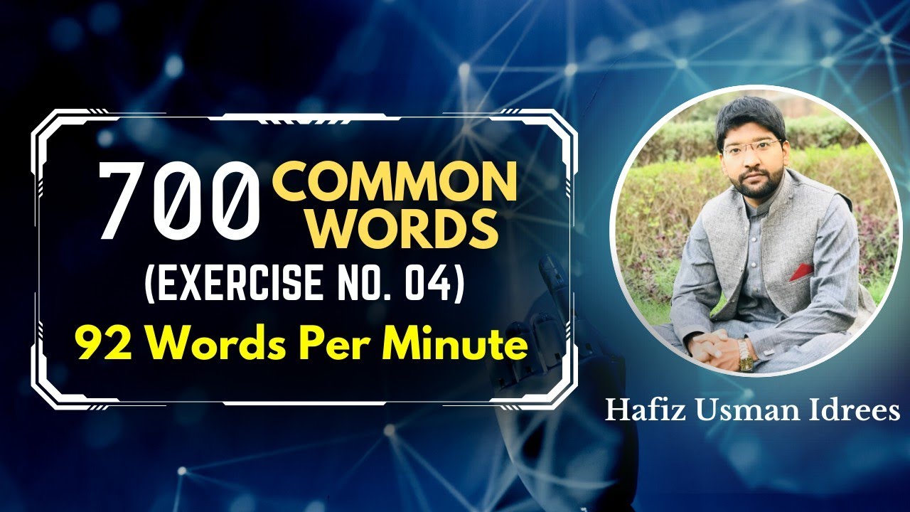 700 Common Words Dictation | Exercise No. 4 | 92 WPM | Shorthand Dictation | Stenographers Academy |