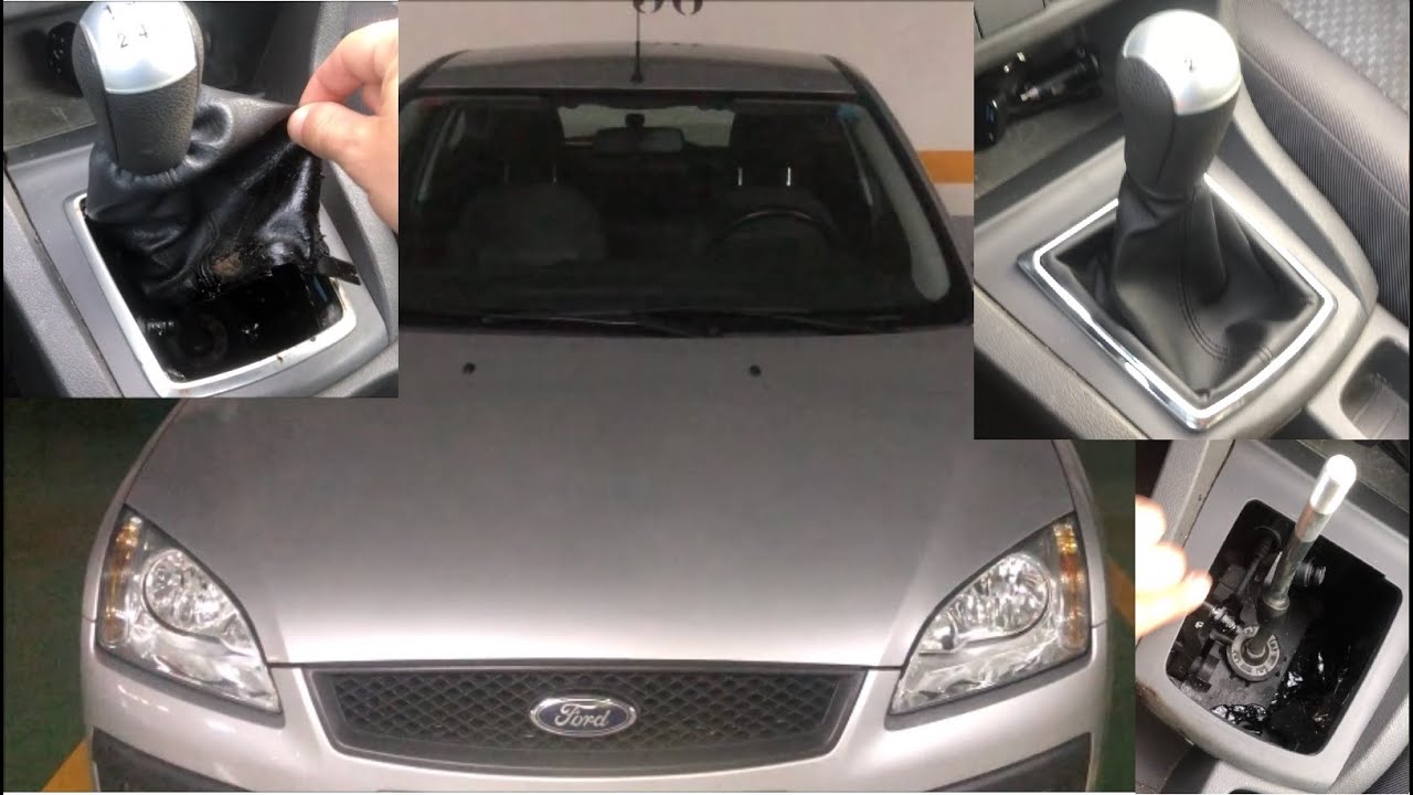 Cambio funda palanca cambios Ford Focus 2 MK2 (Shift gear cover)