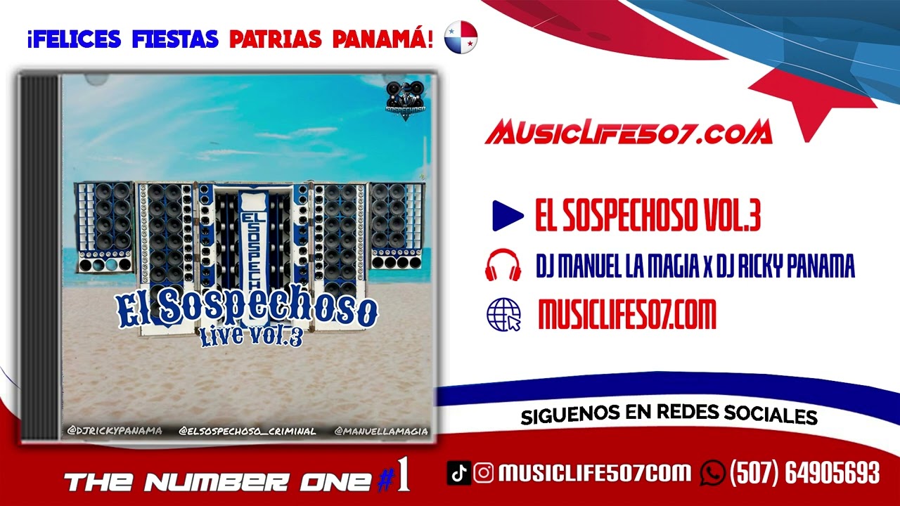 EL SOSPECHOSO LIVE VOL.3 (EDITION NOVIEMBRE) 🇵🇦🔥 - DJ MANUEL LA MAGIA  ❌ DJ RICKY | #MUSICLIFE507