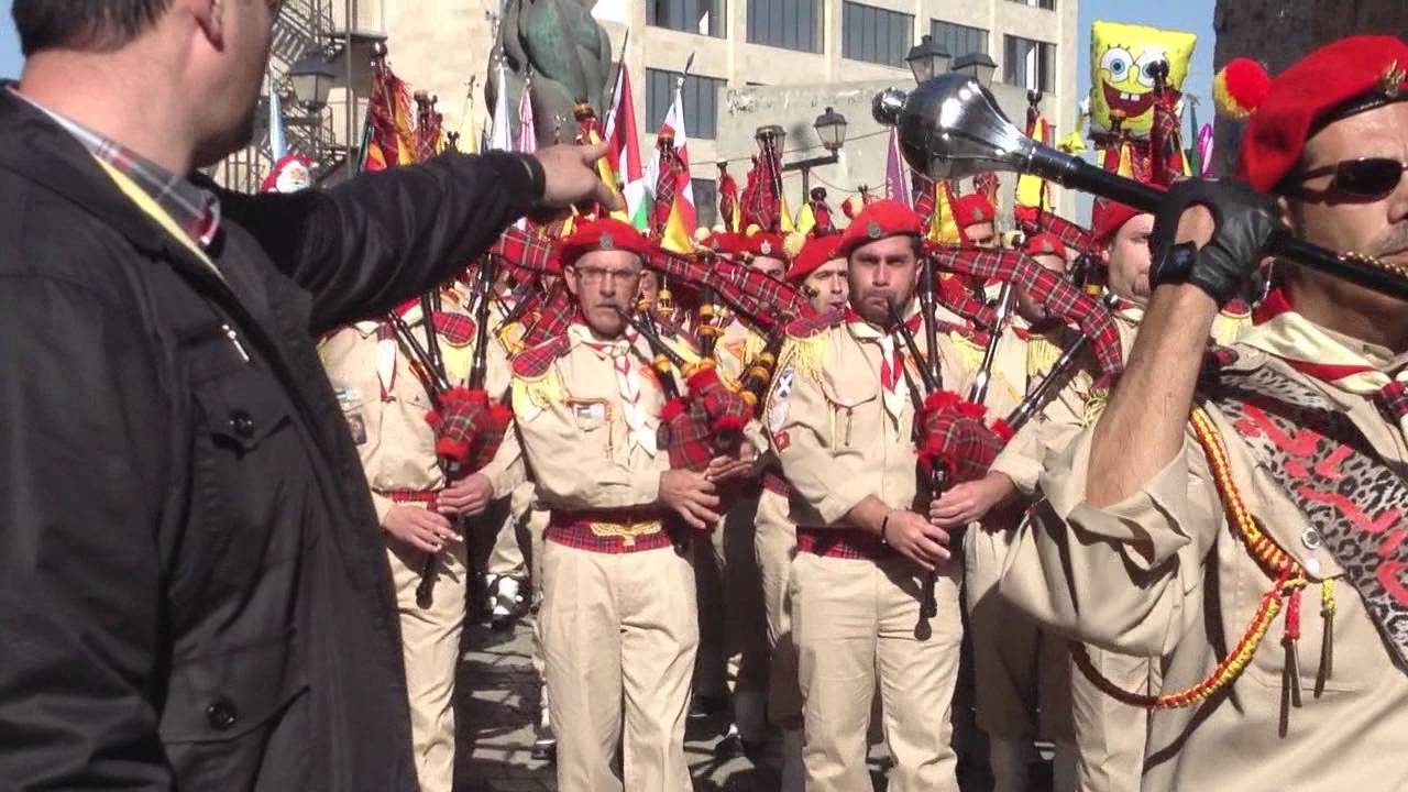 THE SYRIAC CLUB SCOUT TROOP BETHLEHEM CHRISTMAS 24 / 12 / 2012
