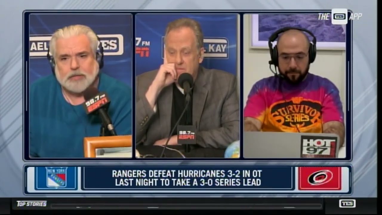 One of the Worst NHL Radio Call Rangers / Hurricanes - The Michael Kay Show TMKS May 10 2024