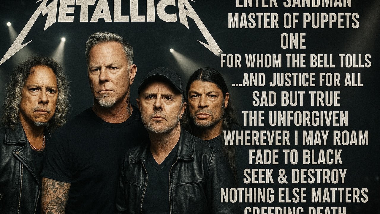 Slow Rock Live Concert with Emo Rock | Best Guitar Riffs & Metallica Playlist Performance Mix