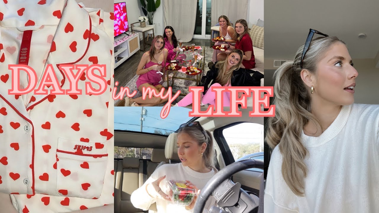 VLOG: chatting about goals, target run, skims valentines unboxing, galentine’s day!