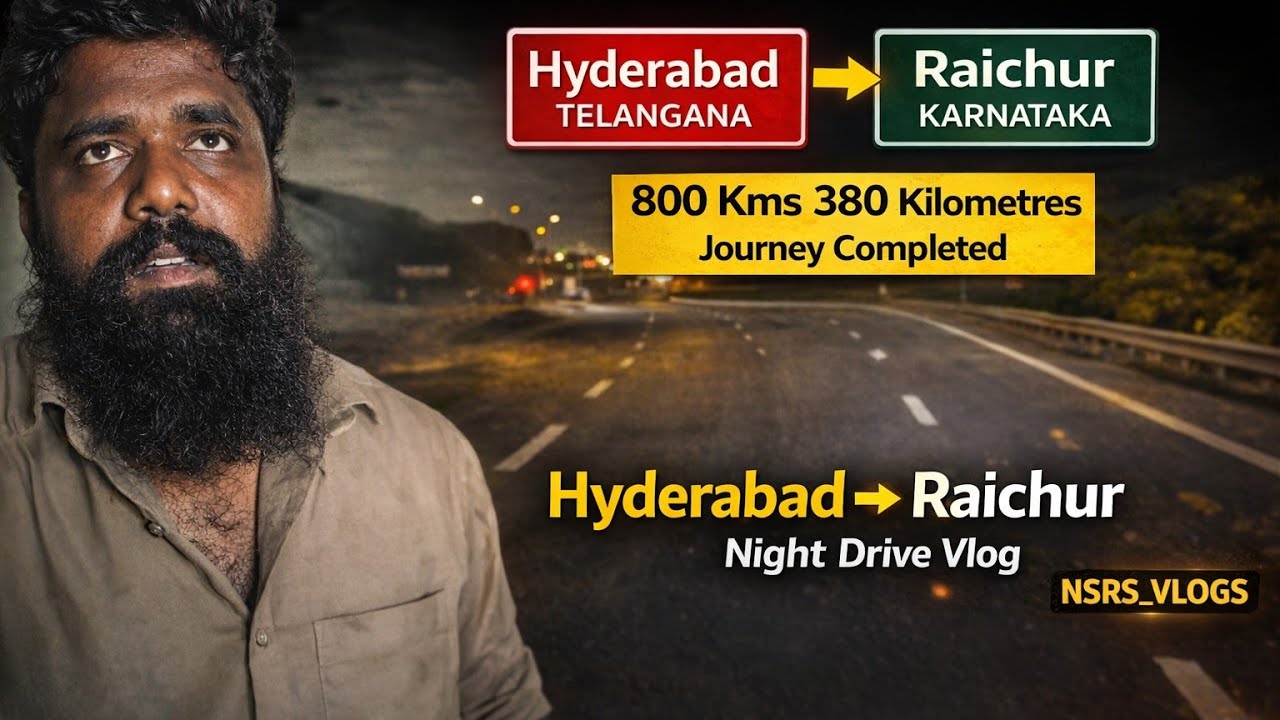 800 కోసం 380 కిలోమీటర్లు డ్రైవర్గా పోయా |NSRS _VLOGS ||