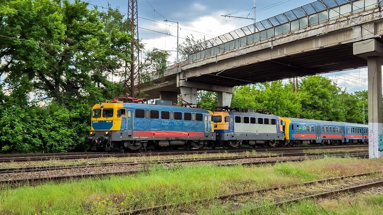 Vonatok a városligeti elágazásban (2025.05.08)
