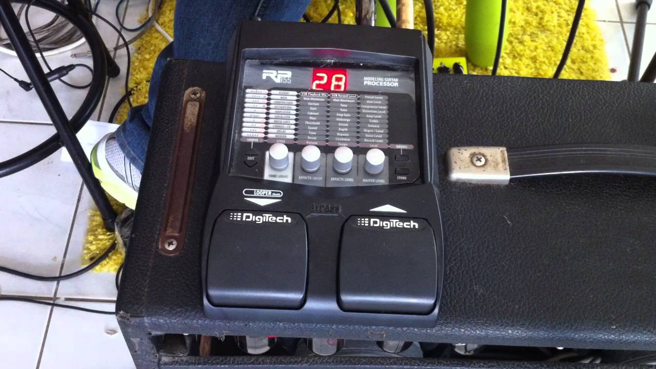 Digitech RP155 Preset Demo