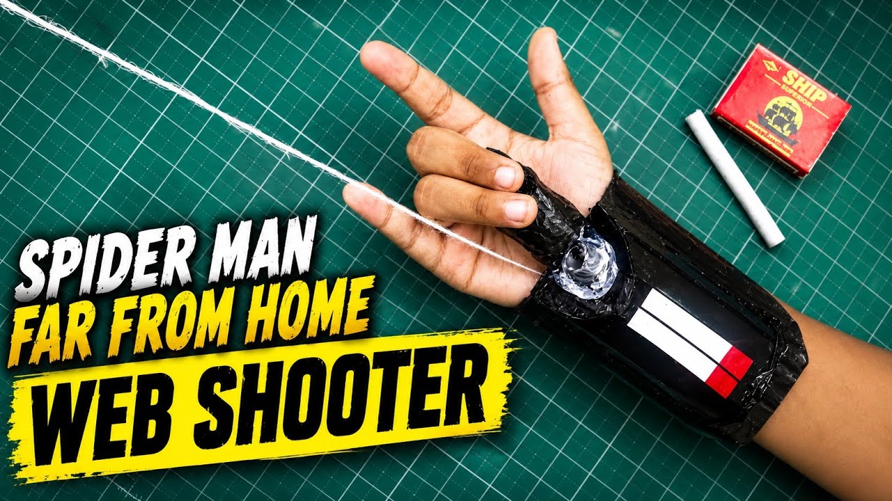 Spiderman Web Shooter made with Matchbox | Spider-Man Far From Home | Easy DIY Avengers Craft Ideas