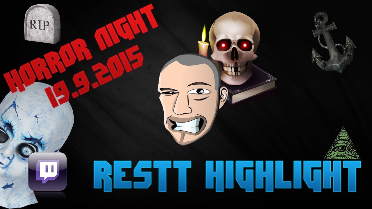 ▶ RESTT HORROR NIGHT | 19.9.2015 | resttpowered (sk) | [STREAM HIGHLIGHT]