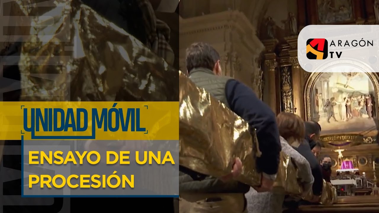 Ensayo de una procesión de la cofradía de Jesús camino del Calvario | VUELVE LA PASIÓN