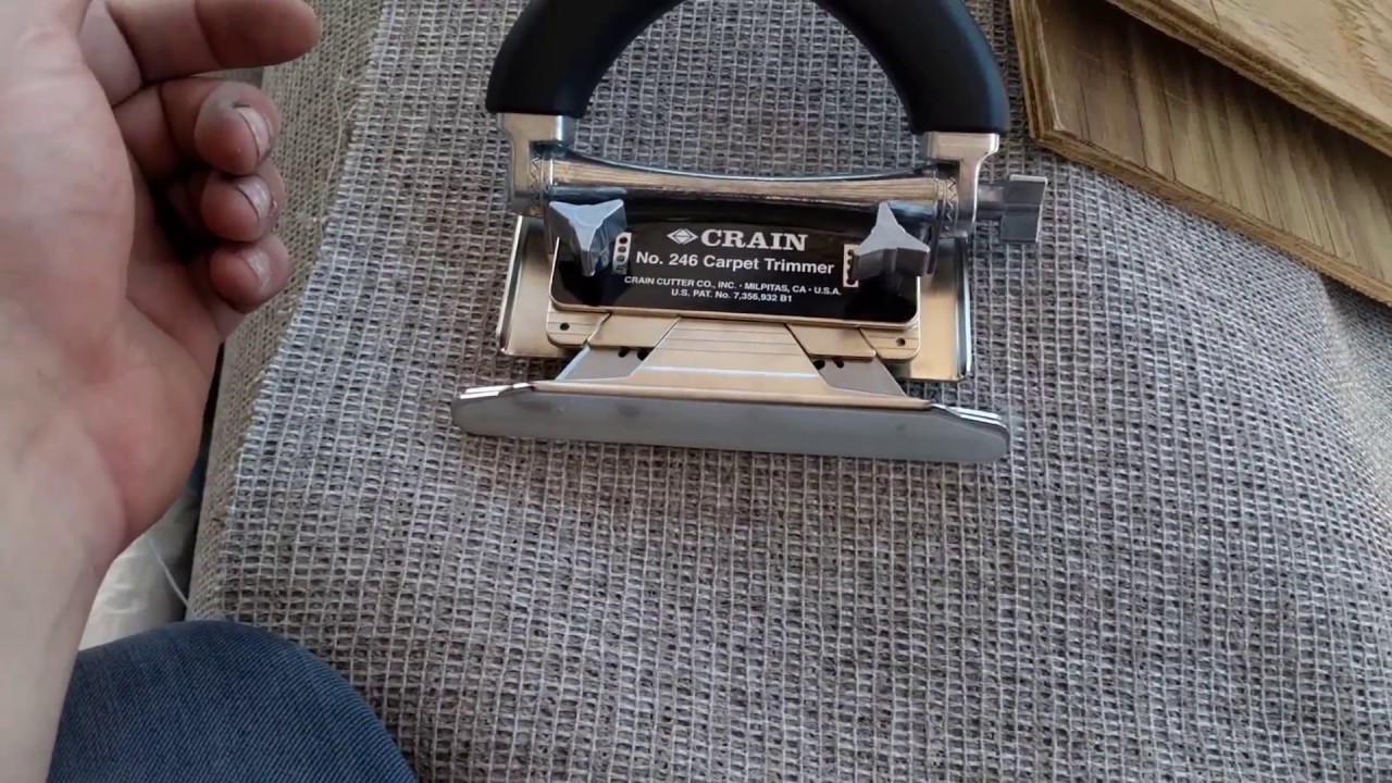 CRAIN Carpet Trimmer Open Box