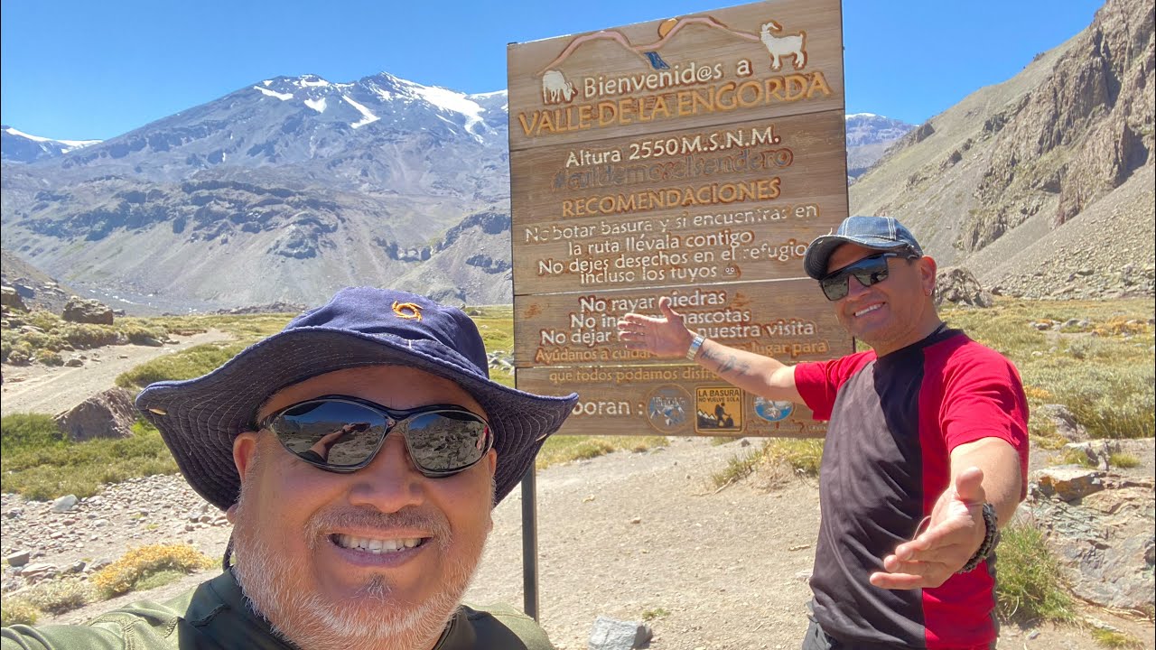 Valle de la engorda, Volcán San José 2550 mts (s.n.m) Cordillera de Los Andes