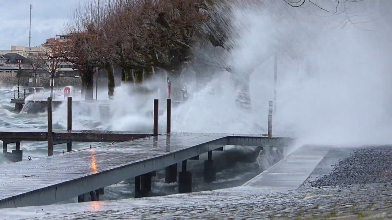 Sturm Sabine in Zug - 10.02.2020