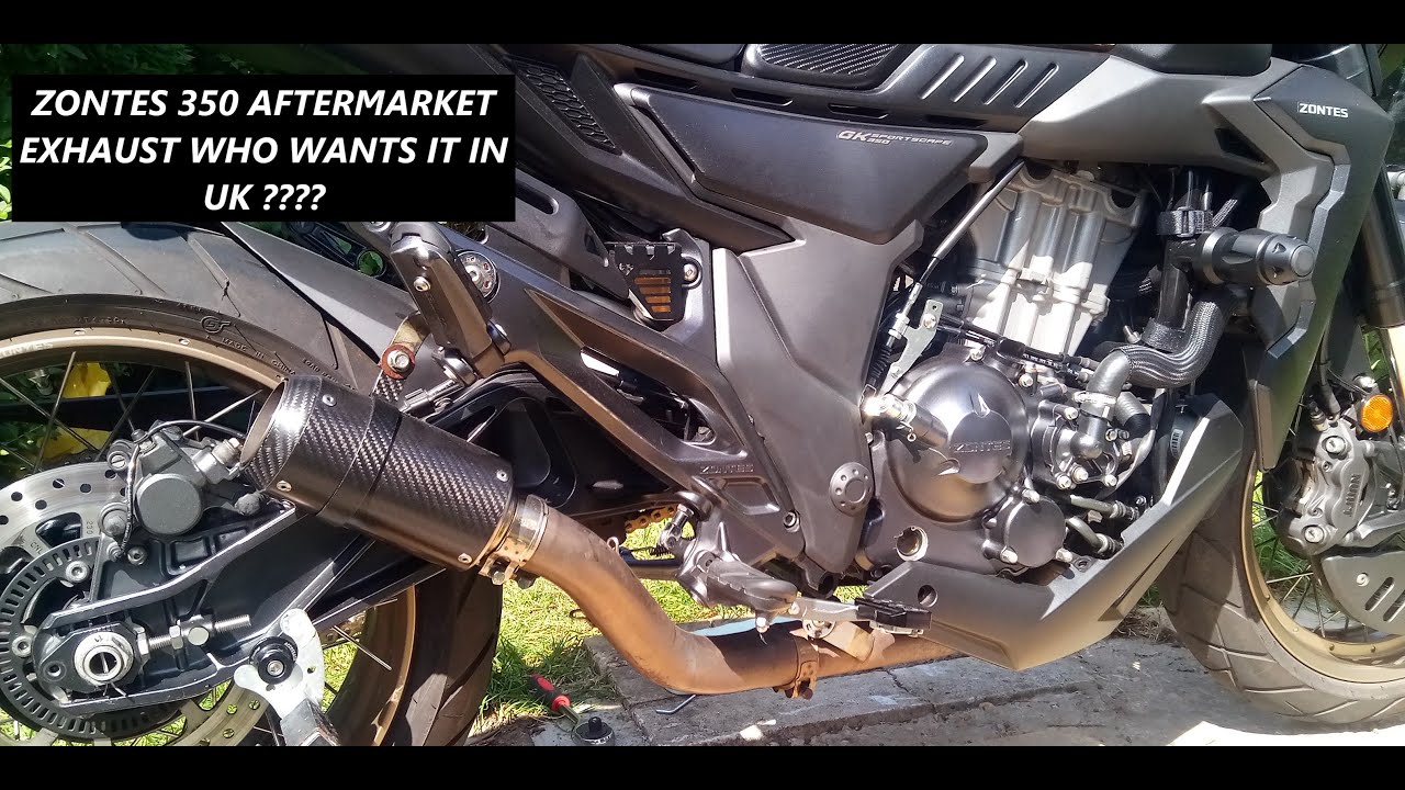 ZONTES 350 AFTERMARKET EXHAUST WHO WANTS IT IN UK ????
