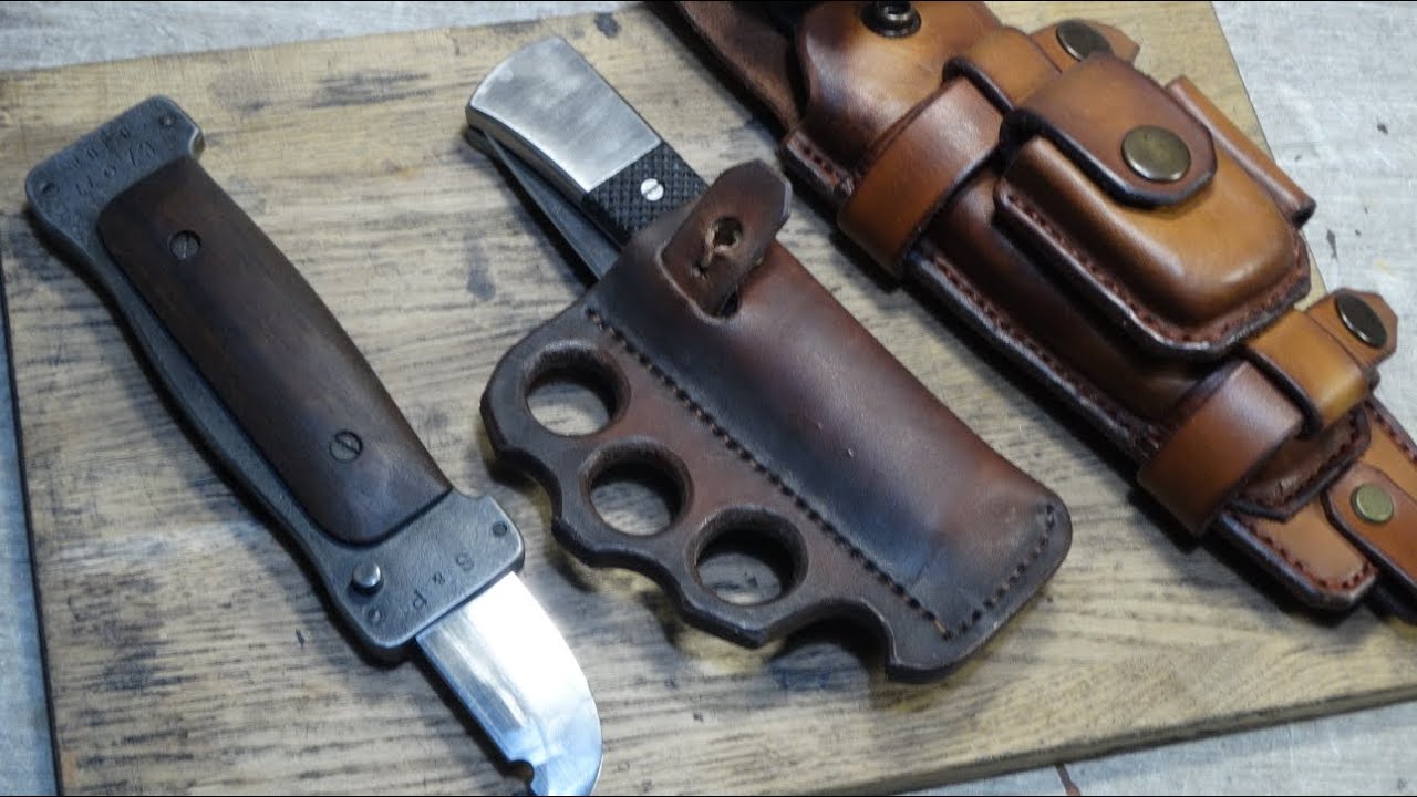 Military folding knives.
