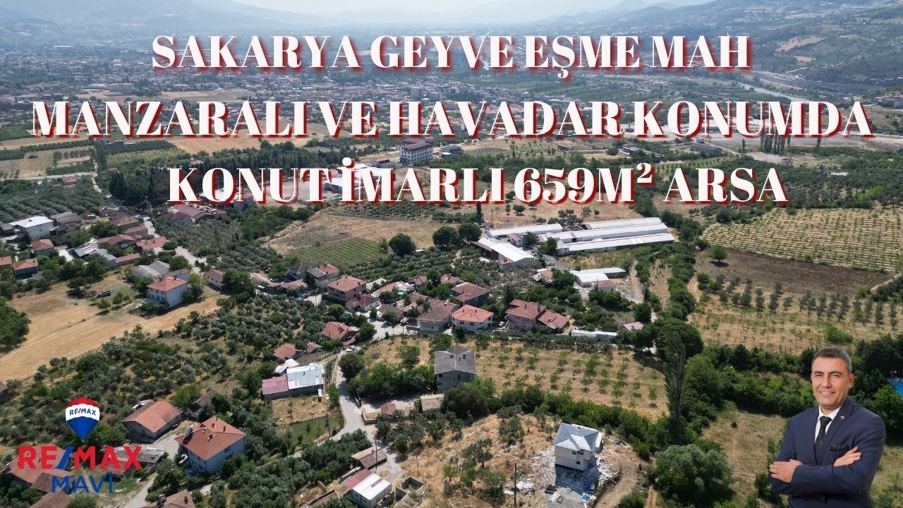 İMARLI ARSA | GEYVE 659 M2 SATILIK İMARLI ARSA | SAKARYA SATILIK ARSA | KONUT İMARLI MANZARALI ARSA