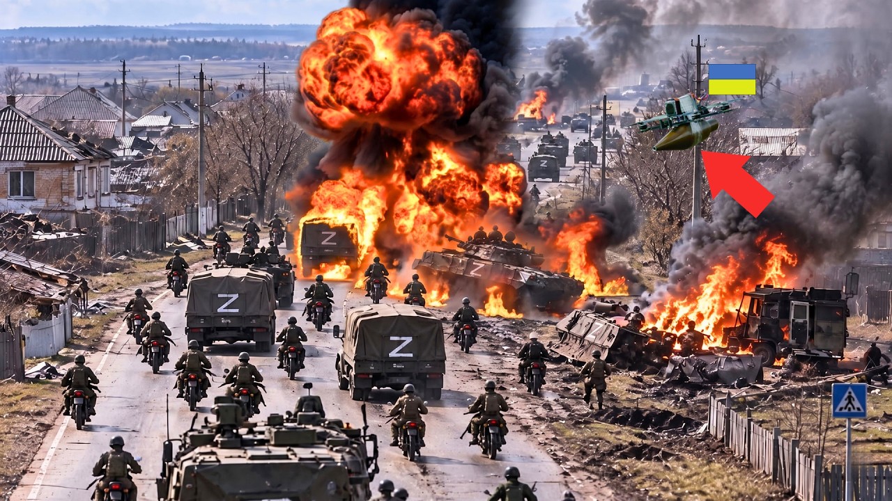 Ukraine LURES 44 Russian Vehicles Into a Village &mdash; Then BLOWS THEM APART