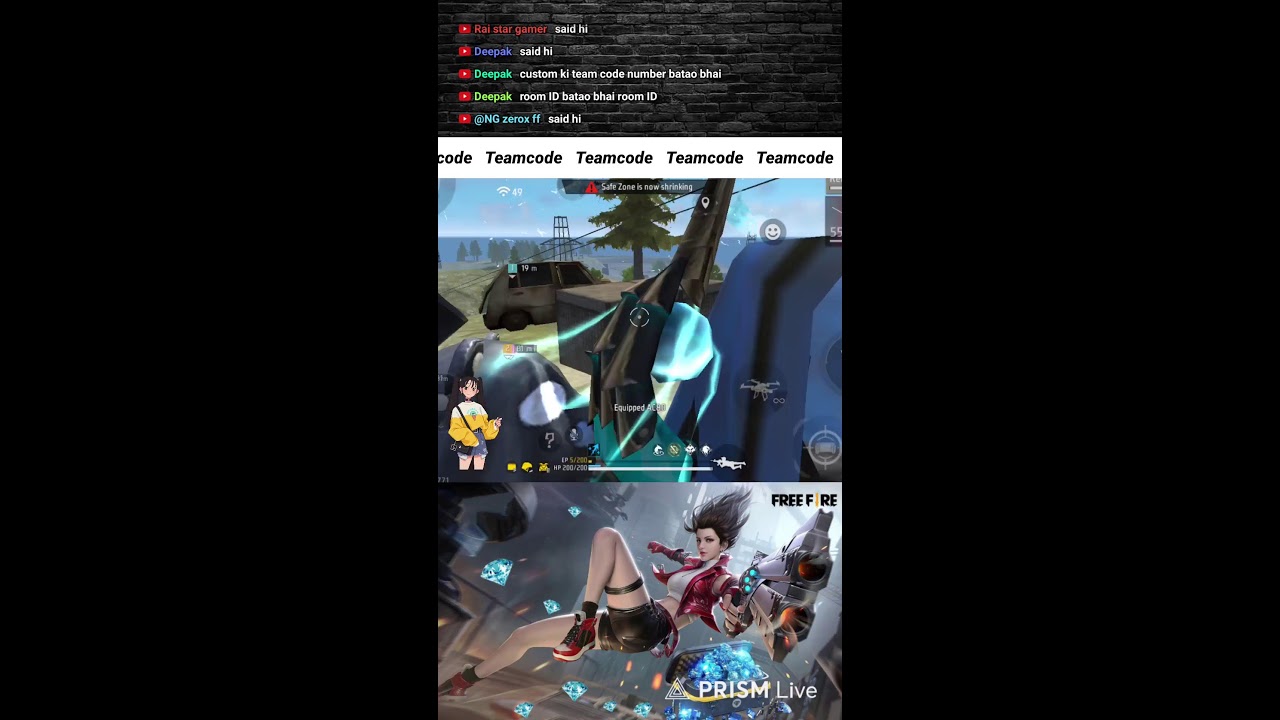 AUNTY SHEELA IN LIVE STREAM|| Teamcode Gameplay