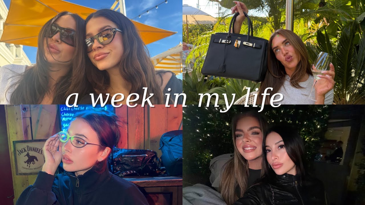 a week in my life (Nessa's release party, new camera, Stas gets a birkin, out & about in Newport)