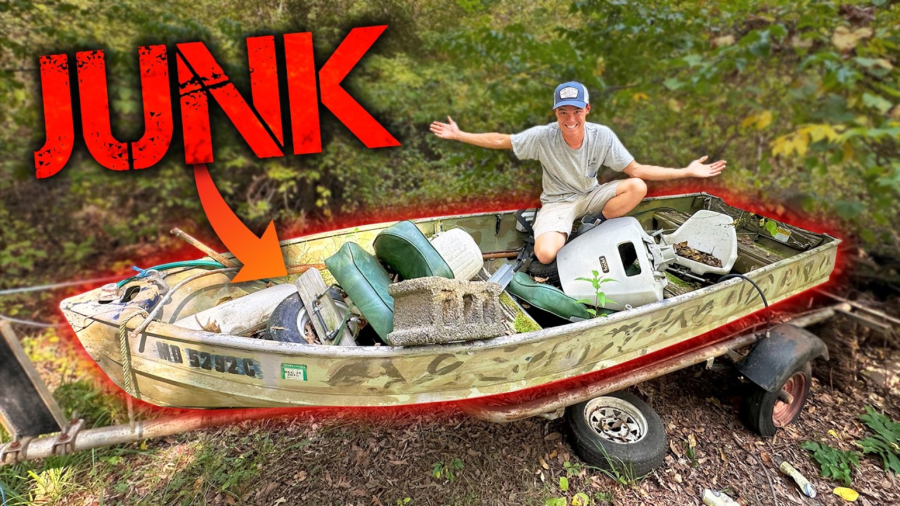 I BUILT a boat from JUNK