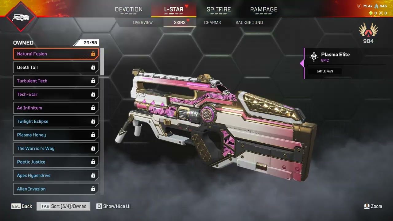 Season 27Predator , Buster Sword R5, Karambit Raptor Claw, 312 Legendary Skins,level 867