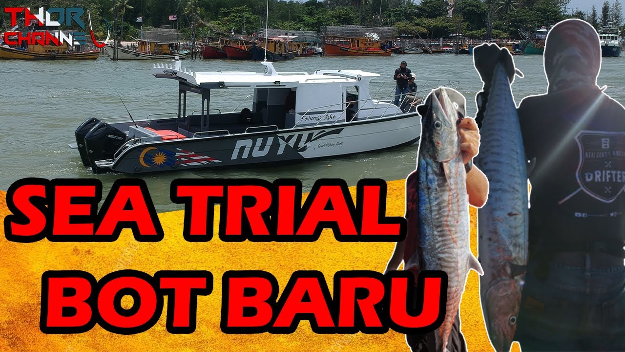 ANGLER CEMAS, BOAT BUAT PUSINGAN 8 SEMASA SEA TRIAL ❗❗❗-VLOG #29