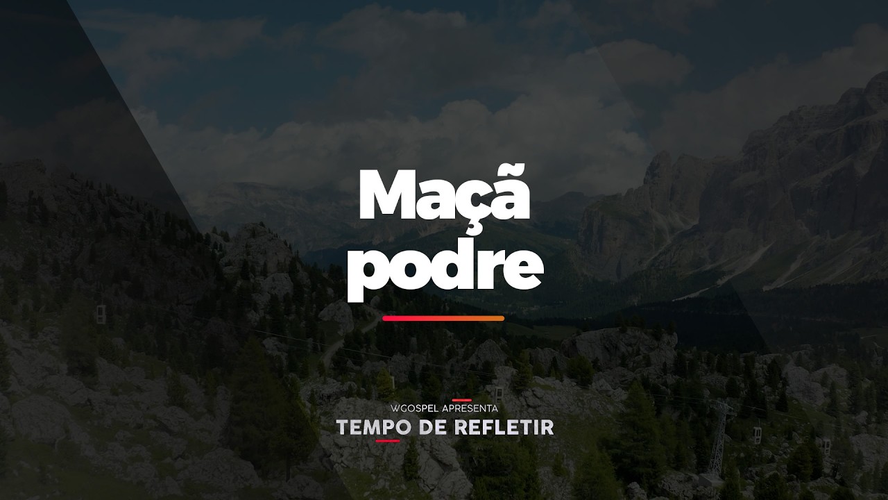[Tempo de Refletir] Maçã podre