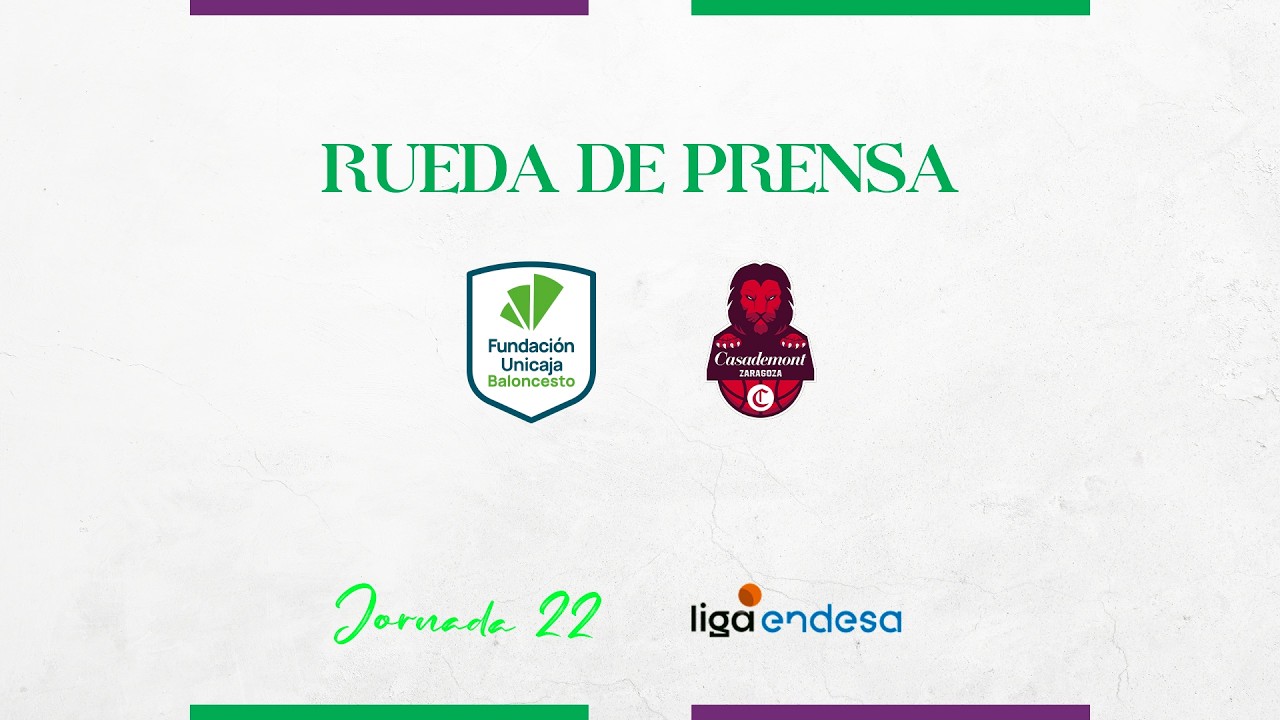 Rueda de Prensa Post Partido. Unicaja vs. Casademont Zaragoza.