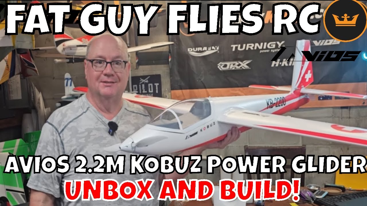 AVIOS 2.2M KOBUZ POWER GLIDER UNBOX /BUILD by FGFRC #aviation #rc