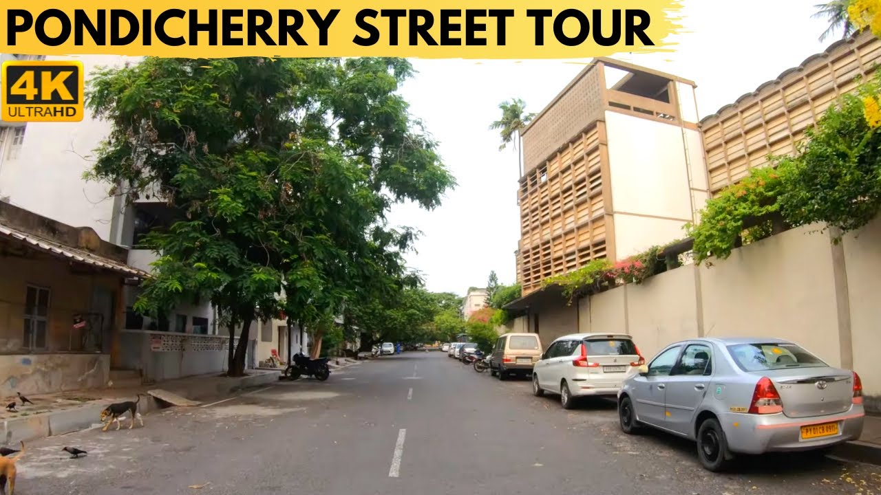 SRI AUROBINDO ST | HERITAGE TOWN | பாண்டிச்சேரி | PONDICHERRY | 4K VIRTUAL TOUR