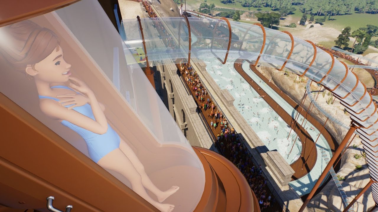 Arizona Thrilz 30+  Waterslides WaterPark Planet Coaster 2