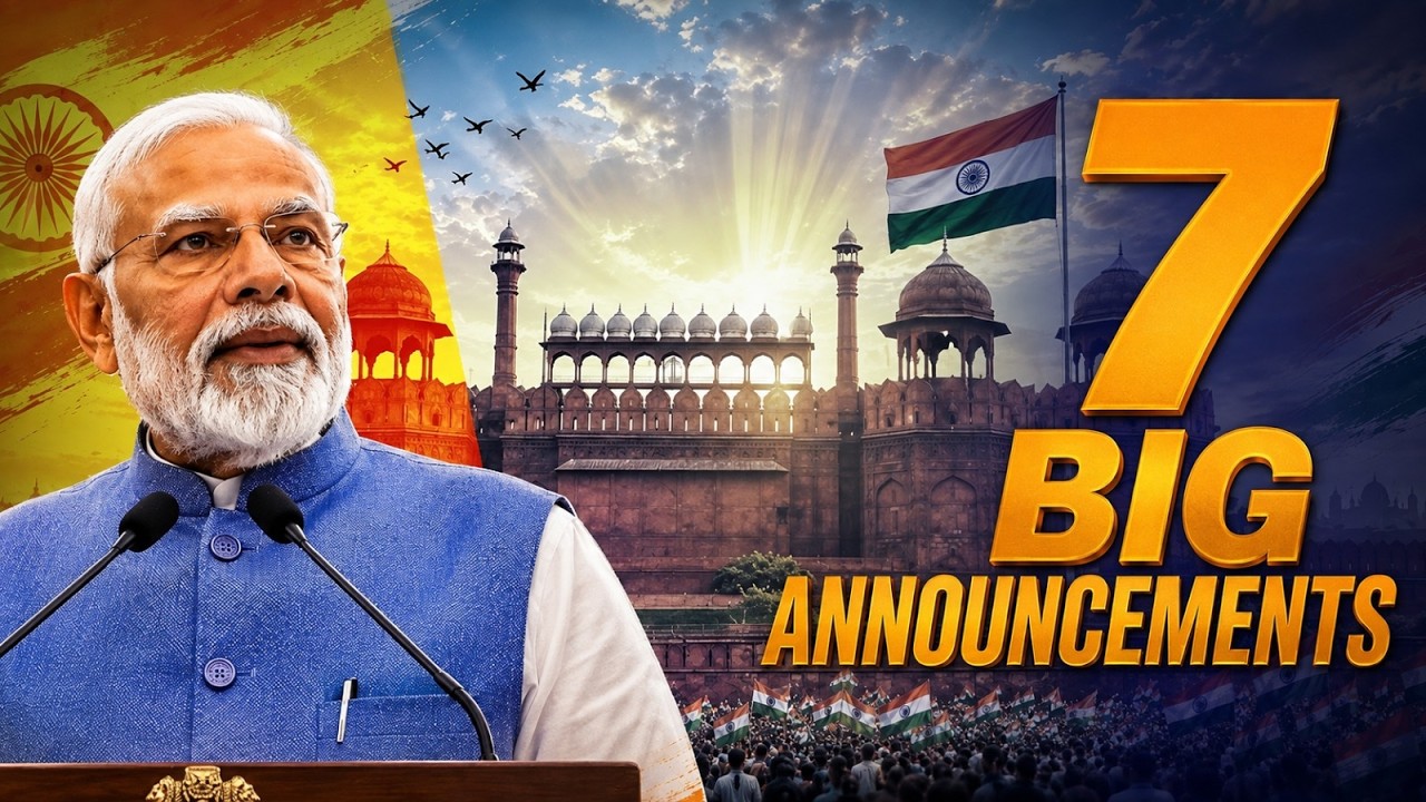 PM Modi's 7 Big Independence Day 2026 Announcements | NewsX Explains