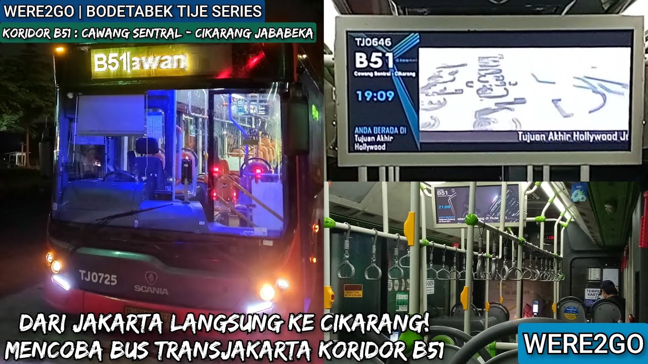 DARI JAKARTA LANGSUNG KE CIKARANG! - MENCOBA BUS TRANSJAKARTA KORIDOR B51