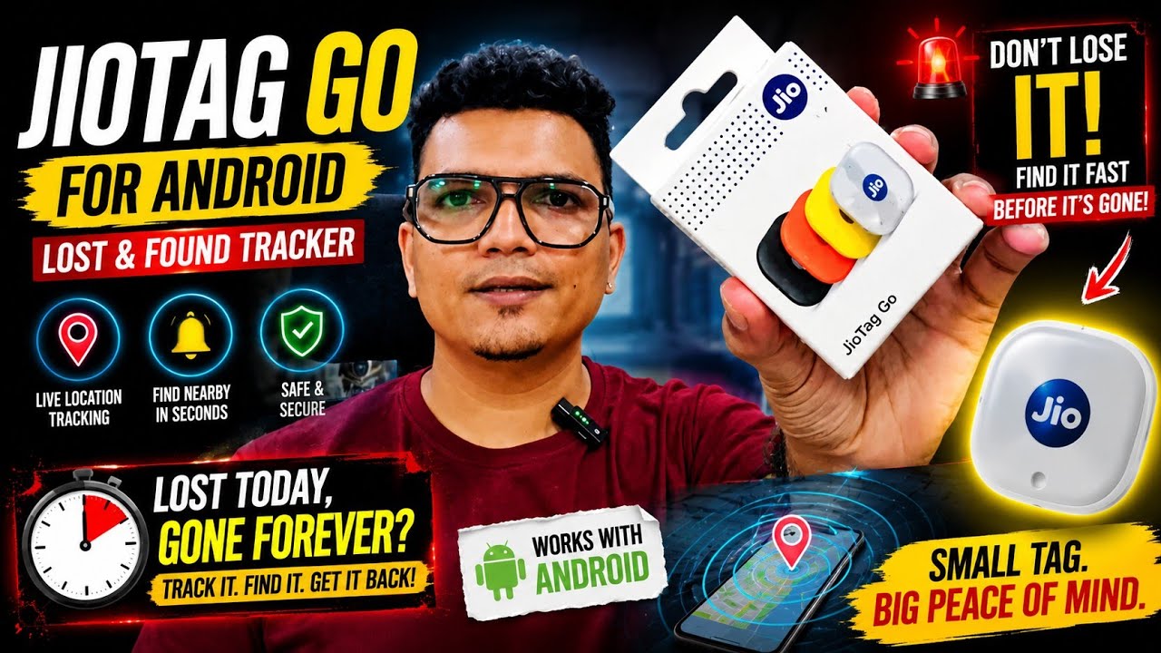 Jio Tag Go Bluetooth Tracker | Jio Tag Go Unboxing & Setup Android! 😱 WOW &ndash; Full Review!