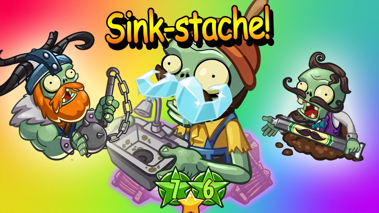 New Version of Sink With Mustache Synergy ! ▌ PvZ Heroes